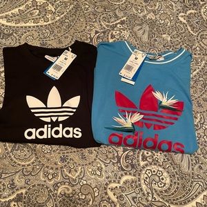 NWT Womens Blue Adidas Tshirt